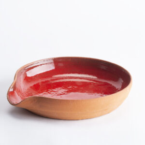Ceramic pomegranate spoon rest