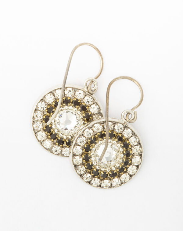 Small delicate mosaic earrings