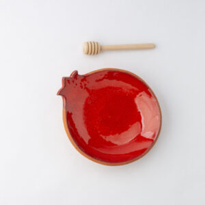 Ceramic pomegranate plate
