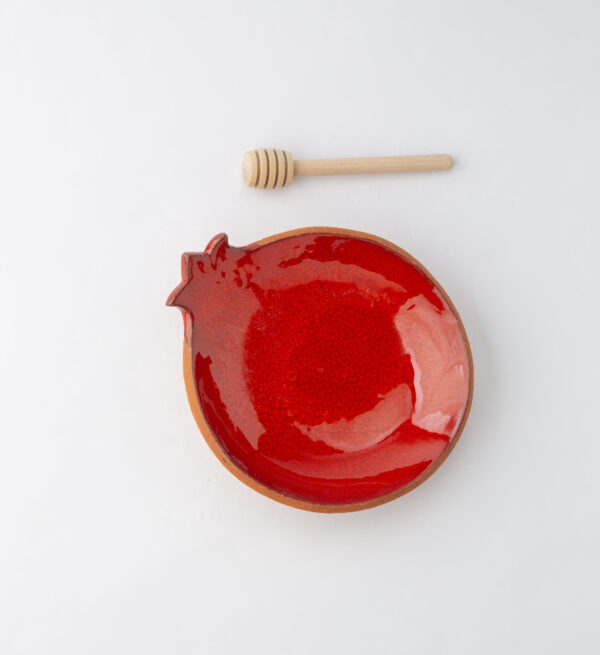 Ceramic pomegranate plate