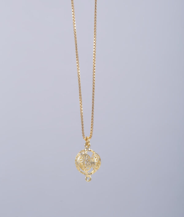 High Priest pomegranate necklace, gold-plated