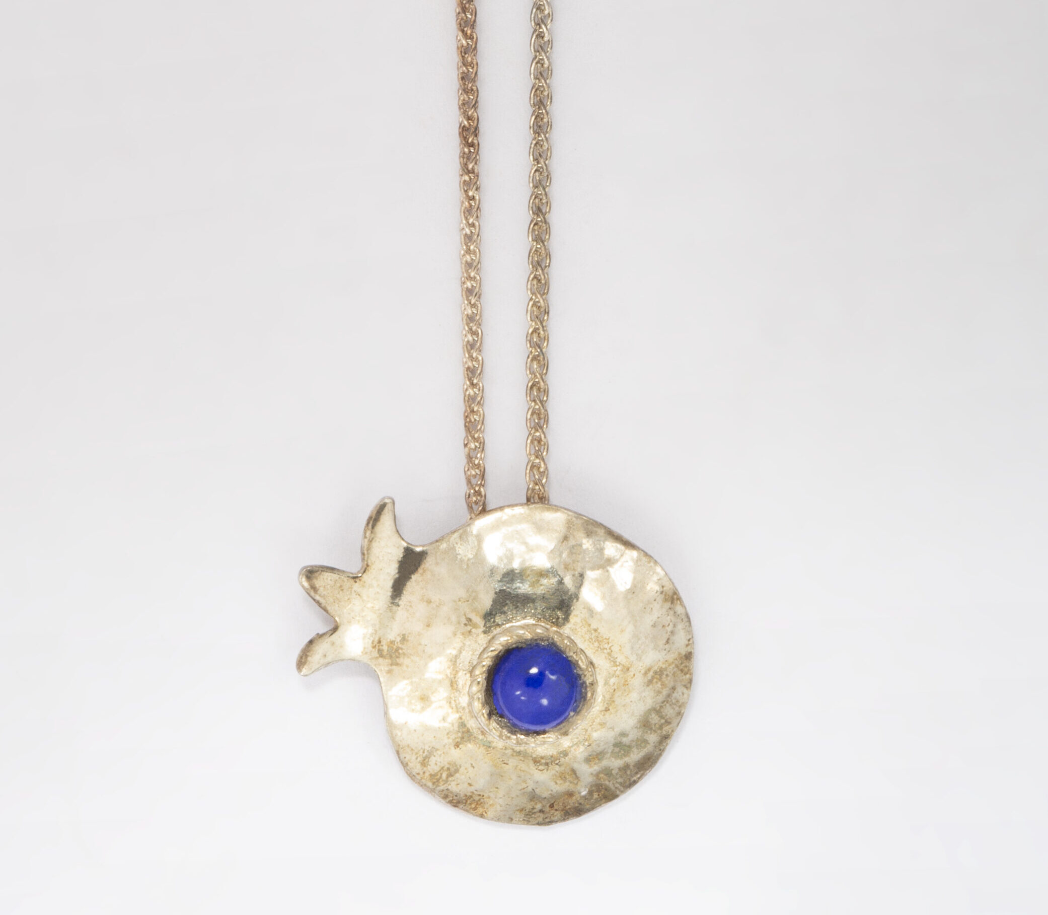Pomegranate with gemstone necklace